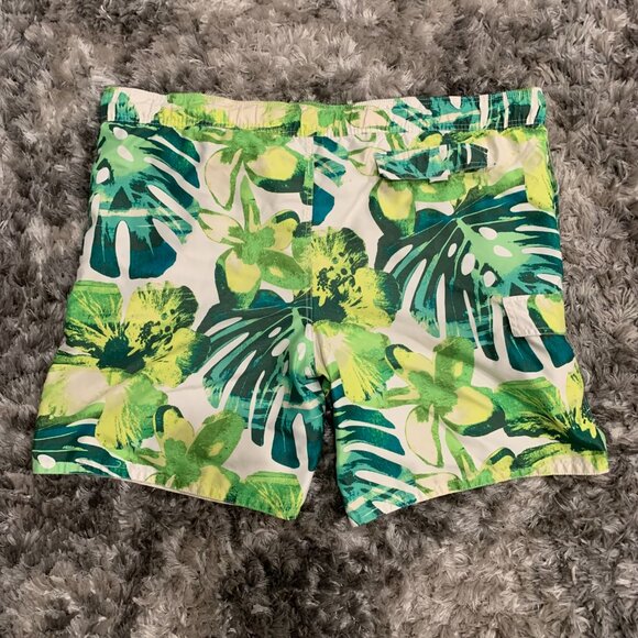 Mens Size 48 Large Hawaiian Style Swim Trunks Board Shorts with Mesh lining - Picture 2 of 5